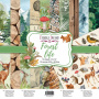 Doppelseitig Scrapbooking Papiere Satz Forest Life, 30.5 cm x 30.5 cm, 10 Blätter