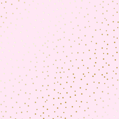 лист односторонней бумаги с фольгированием, дизайн golden drops light pink, 30,5см х 30,5 см