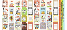 набор полос с картинками для декорирования european holidays 5 шт 30,5х30,5 см
