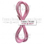 Elastic round cord, color Pink shabby