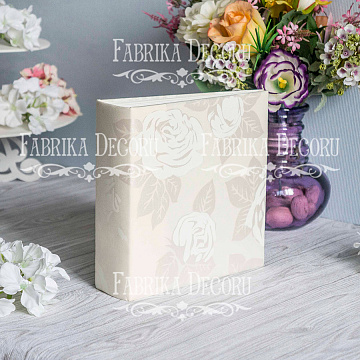 Blank album with a soft fabric cover Wedding Champagne 20cm х 20cm