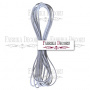 Elastic round cord, color White