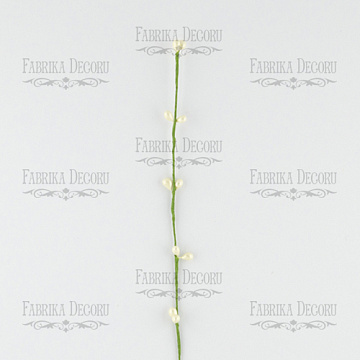 Willow sprig Ivory 1pcs