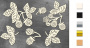 набор чипбордов summer botanical diary 10х15 см #699 