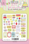 Set of die cuts Bunny birhtday party, 50 pcs - 0