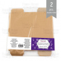 envelope for chocolate, 2pcs, kraft