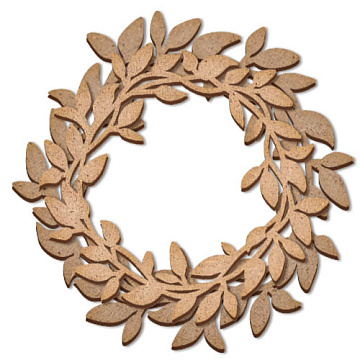 Blank for decoration "Spring wreath" #394