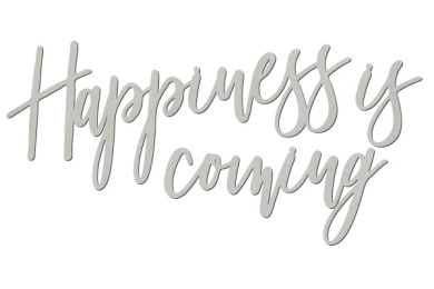 чипборд happiness is coming 10х20 см #464  - 2 чипборд happiness is coming 10х20 см #464  - 2