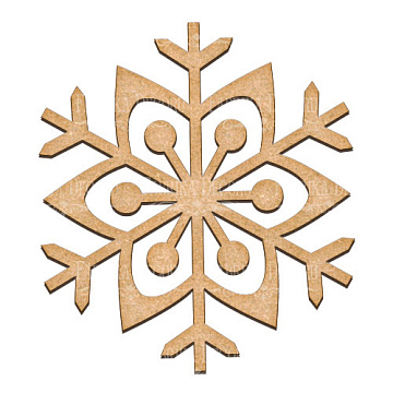  Art board Snowflake 30х33 cm