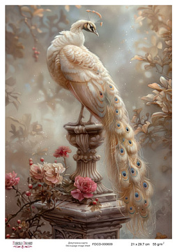 Decoupage card #0609, 21x29,7 cm