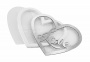 Shaker Maßset "Love in the heart" 9.8х8.3 (3.9"x3.3")