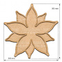 Art board Poinsettia 30х28 cm - 0