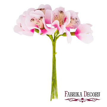 Bouquet of Carpathian bells, color Pink, 6 pcs