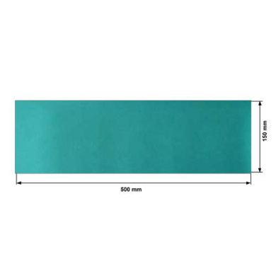 отрез кожзама bright blue, размер 50см х 15см  - 2