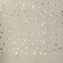 Piece of PU leather for bookbinding with gold pattern Golden Drops Beige, 50cm x 25cm - 1