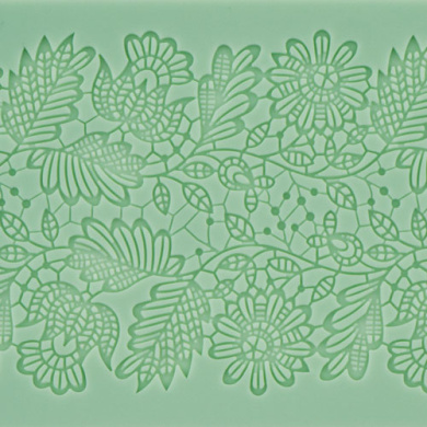 силиконовый коврик, цветочный орнамент #21 - 2