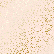 лист односторонней бумаги с фольгированием, дизайн golden stars beige, 30,5см х 30,5см