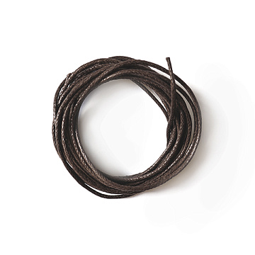 Round wax cord, d=2mm, color Brown