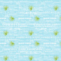 Double-sided scrapbooking paper set Tropical paradise 12"x12", 10 sheets - 10