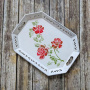 Stencil for decoration XL size (30*21cm), Rose with leaves #019 - 0