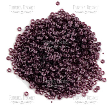Sequins Round cups, plum, #324 - 2 Sequins Round cups, plum, #324 - 2