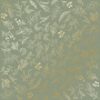 Лист односторонней бумаги с фольгированием, дизайн Golden Branches Olive, 30,5см х 30,5см