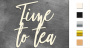 Chipboard embellishments set, "Time to tea" 