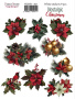Set of stickers 9 pcs, Nostalgic Christmas, #401