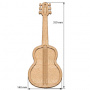 Kunstkarton Gitarre 14х35 cm