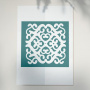 Stencil for crafts 14x14cm "Ornament 4" #055 - 0