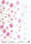 Deco vellum colored sheet Cosmea, A3 (11,7" х 16,5")