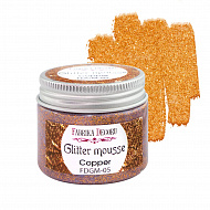 Glitter mousse, color Copper