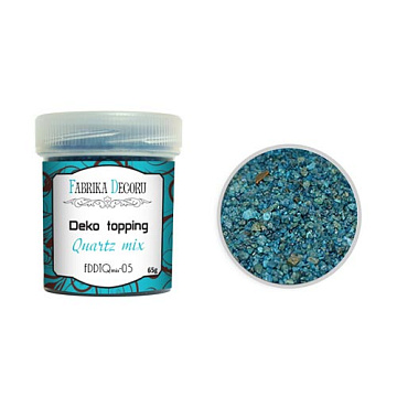 Deco-topping quartz mix Blue Quartz 40 ml