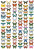 overlay "butterflies mini" 21х29,7 сm