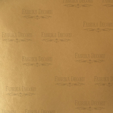 Piece of PU leather Gold, size 50cm x 13cm - 2