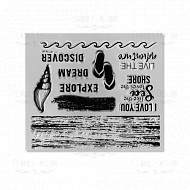Silicone stamps set 10 pcs Size 10,5 cm х 12,5 сm 