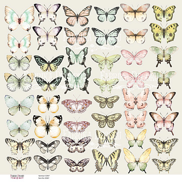 Arkusz z obrazkami do dekorowania "Motylki"