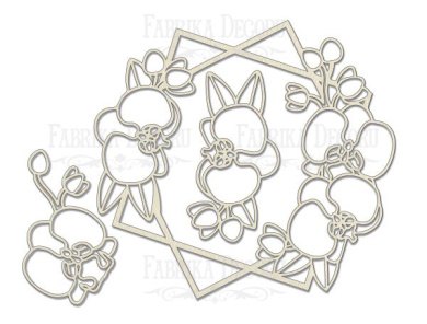 мегачипборд орхидея в квадрате 30x30 см #015  - 2