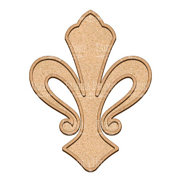 Art board Lily heraldry 23х30,5 cm