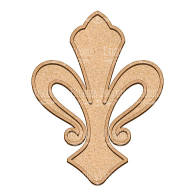 art-board-lily-heraldry-23-30-5-cm