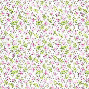 Sheet of double-sided paper for scrapbooking Spring Blossom #3-03 12"x12"