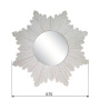 Mirror Sun Silver with texture, DIY Kit for creativity #23 - 1