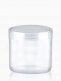 Plastic Jar 20 ml, transparent, with screw cap