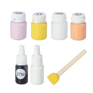 wooden diy coloring set "easter basket with chickens", #016 - 2