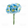 Kwiaty jaśminu, kolor Niebieski, 6 szt