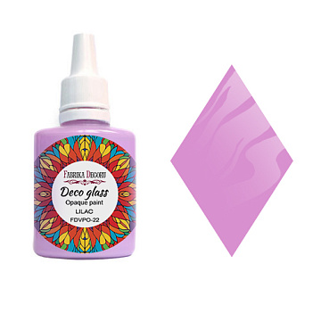 Deco Glass Opak Farbe, Flieder, 30ml