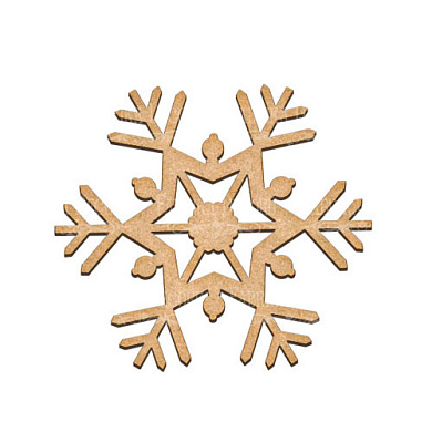  Art board Snowflake 22х20 cm