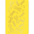 лист односторонней бумаги с фольгированием, дизайн golden pineapple yellow a4 21х30 см