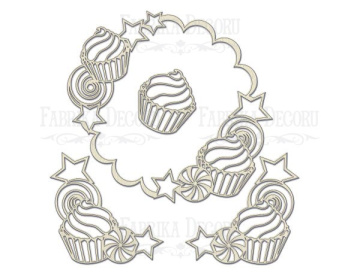 Megachipboard "Frame - sweets" #029 - 2