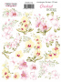 Set of stickers 19 pcs Orchid song 170